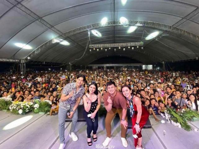 'Stolen Life' cast Carla Abellana, Beauty Gonzales, Anjo Damiles at Jeric Gonzales