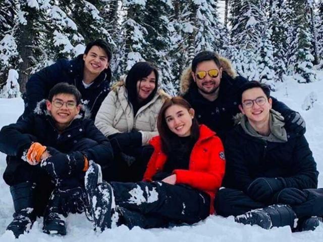 Gabby Eigenmann and his family