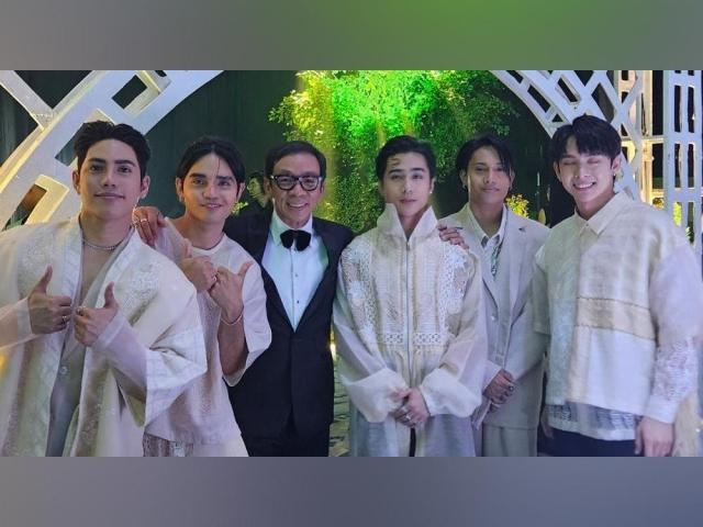 SB19 Members with Kuya Kim Atienza