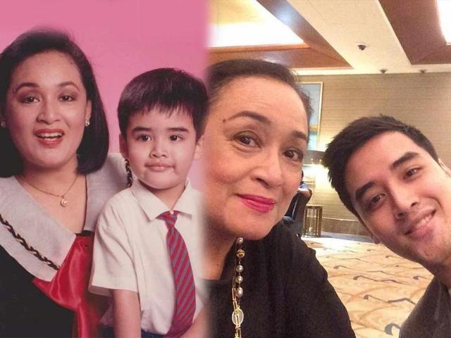 Coney Reyes and son Vico Sotto