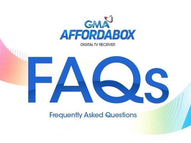 FAQs about GMA Affordabox