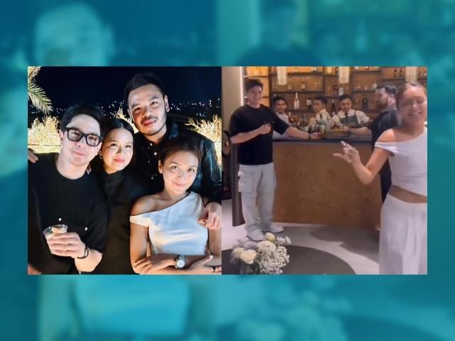 Alden Richards at Kathryn Bernardo house warming party