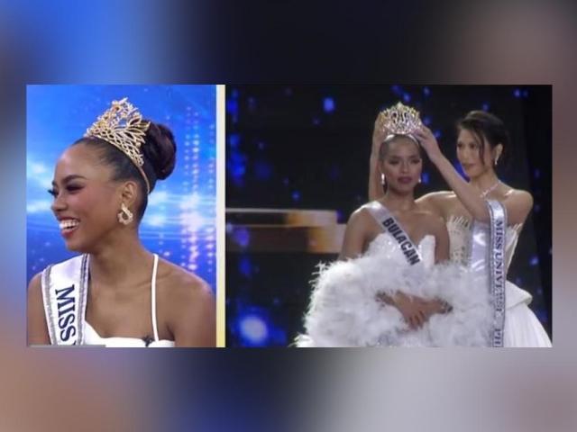 Chelsea Manalo crowning at the Miss Universe Philippines 2024 winners