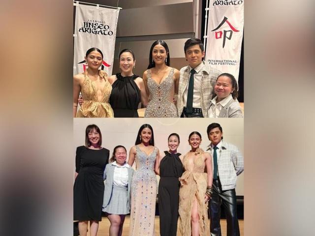 Kapuso stars at the Jinseo Arigato International Film Festival