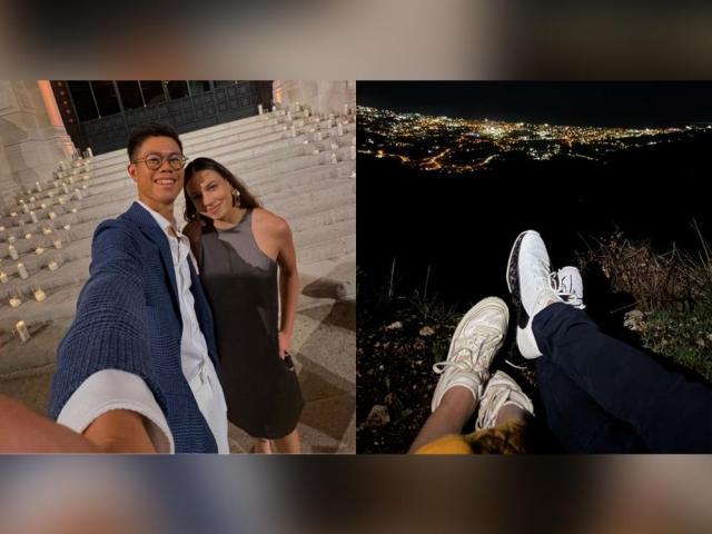 EJ Obiena and Caroline Joyeux