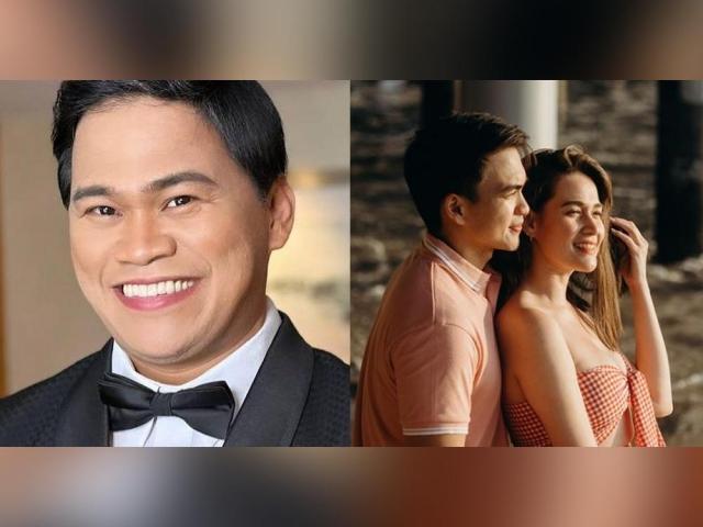 Ogie Diaz, Bea Alonzo and Dominic Roque