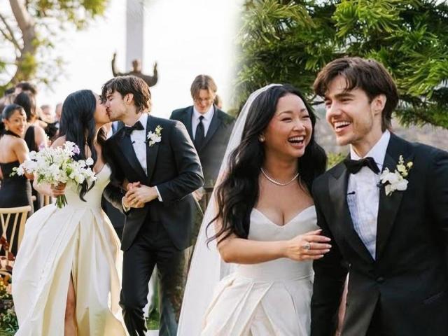 Lana Condor Anthony De La Torre wedding