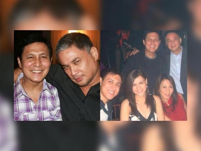 Tirso Cruz III and Lynn Ynchausti with family, Ricky Davao