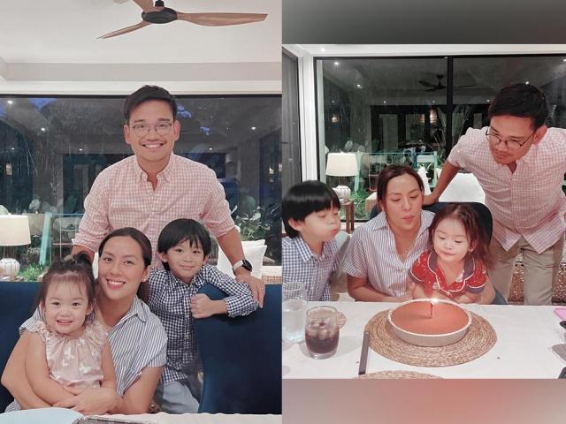 Nikki Gil, BJ Albert, Finn and Madeline Elle Albert