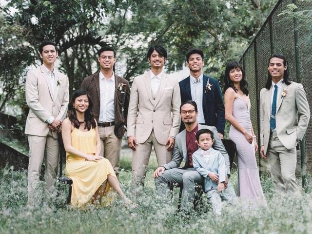 Mikael Daez siblings reunited on his wedding day