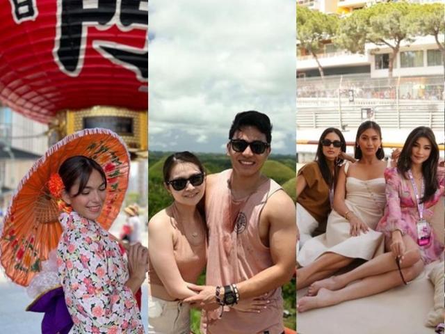 Celebrity travel photos