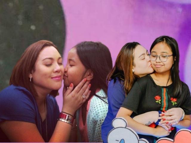 Claudine Barretto and her daughter Sabina