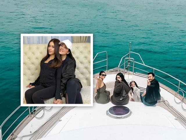 Yilmaz Bektas with daughters Lorin, Venice, Ilkna