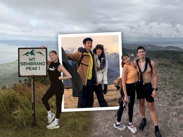 Filipino celebrities hiking