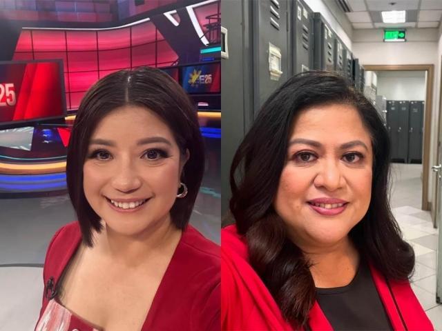 Kara David and Sandra Aguinaldo