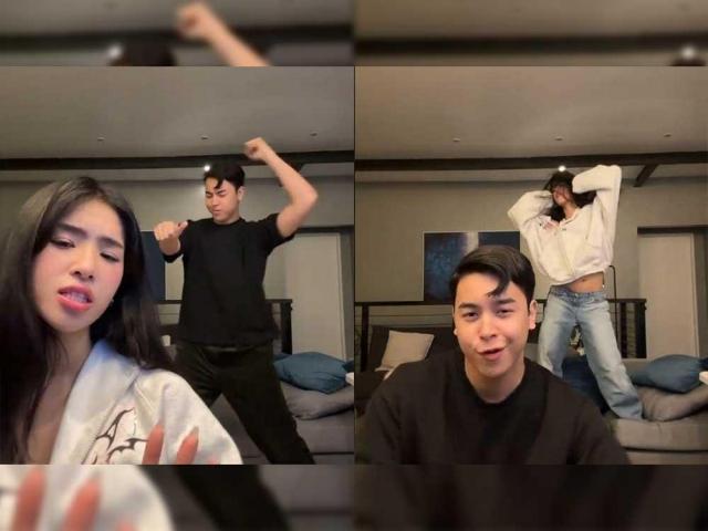 Leon Barretto and Sophia of KATSEYE