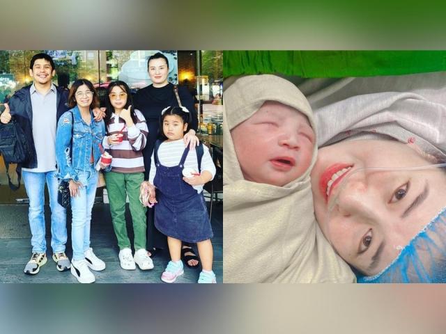 Janna Dominguez Mickey Ablan and their children Yzabel Micael Julliann and Leon