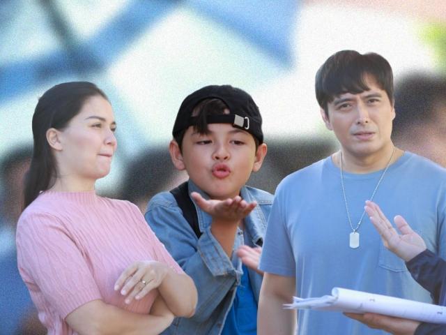  On the set of Forever Young