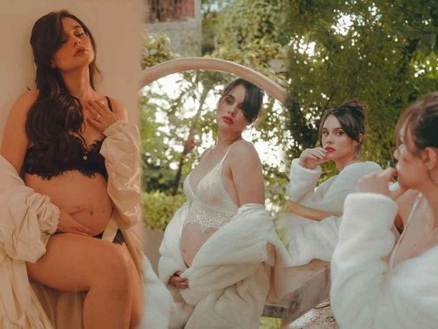 Max Collins maternity photos