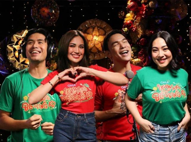 GMA Christmas Station ID 2023 lyric video singers