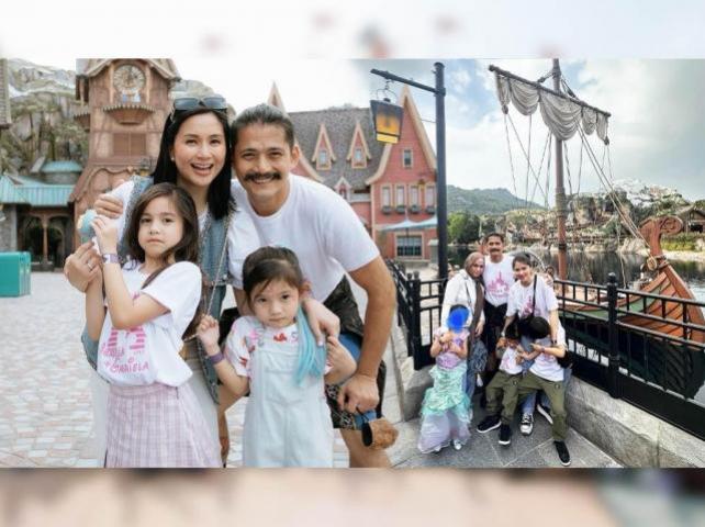 kylie padilla family in hong kong disneyland