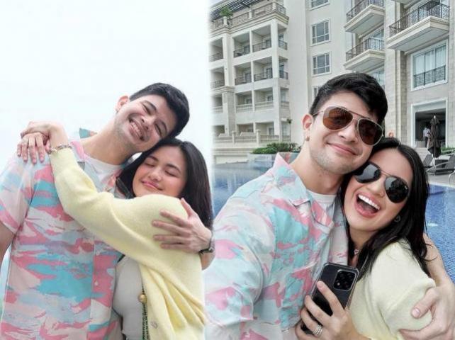 Julie Anne San Jose and Rayver Cruz in Tagaytay