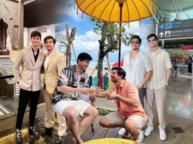 Rayver Cruz and Rodjun Cruz in Bali, Indonesia