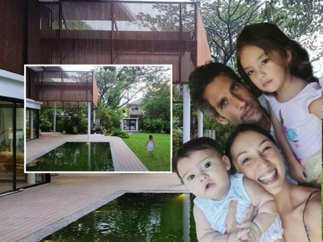 Solenn Heussaff Nico Bolzico Thylane and Maelys