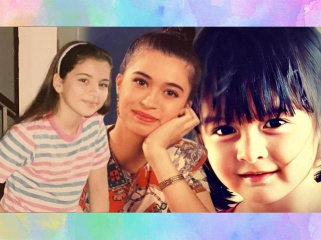 celebrities and their younger selves