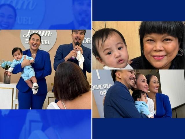 Baby Liam Emmanuel dedication day