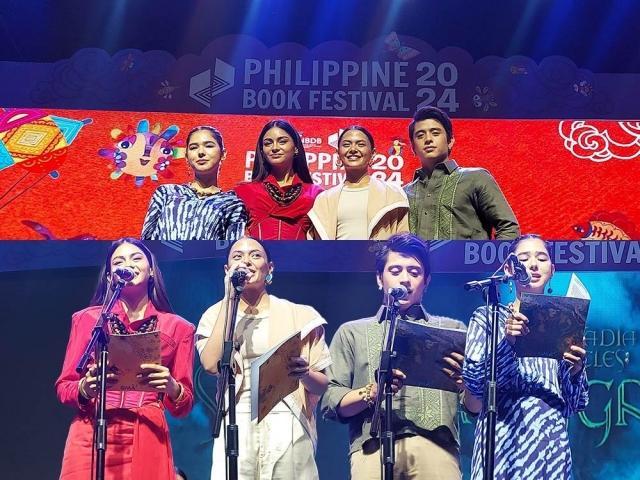 New-gen Sang'gres Bianca Umali, Kelvin Miranda, Faith Da Silva, Angel Guardian at the PH Book Festival 2024