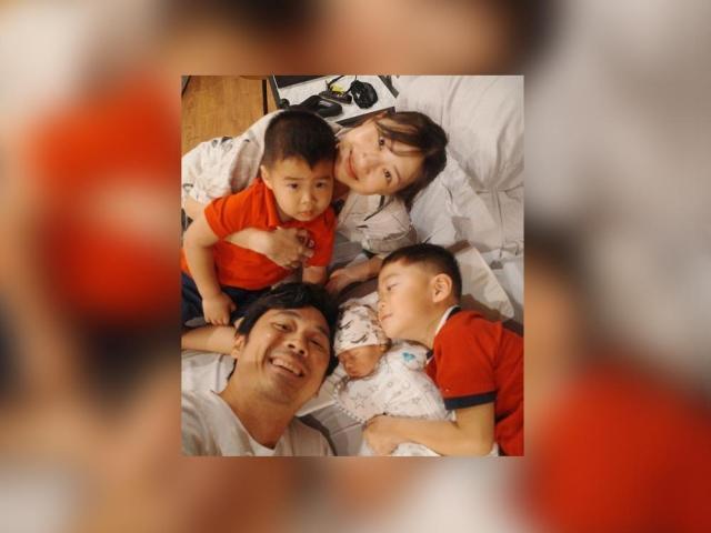 Slater Young, Kryz Uy, family
