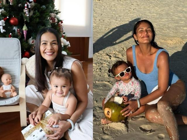 Iza Calzado and daughter Deia Amihan