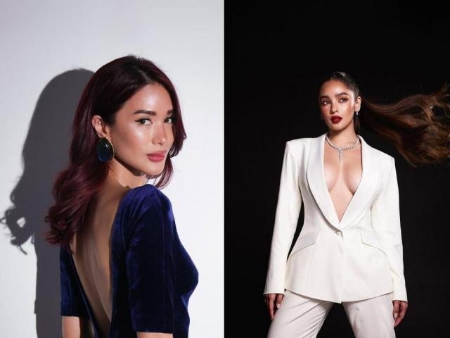 Heart Evangelista and Andrea Brillantes at ABS CBN Ball