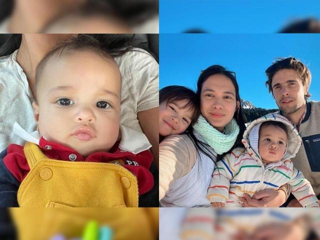 Isabelle Daza and family