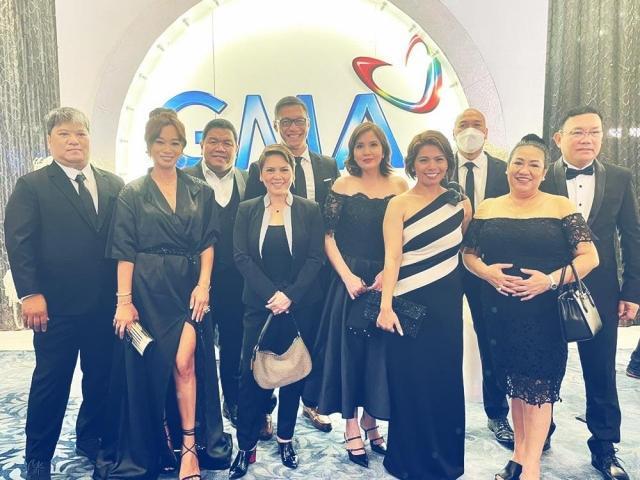 DZBB news anchors, personalities at the GMA Thanksgiving Gala
