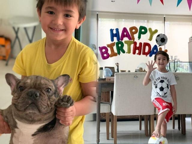 Jackie Forsters cute son Yohan