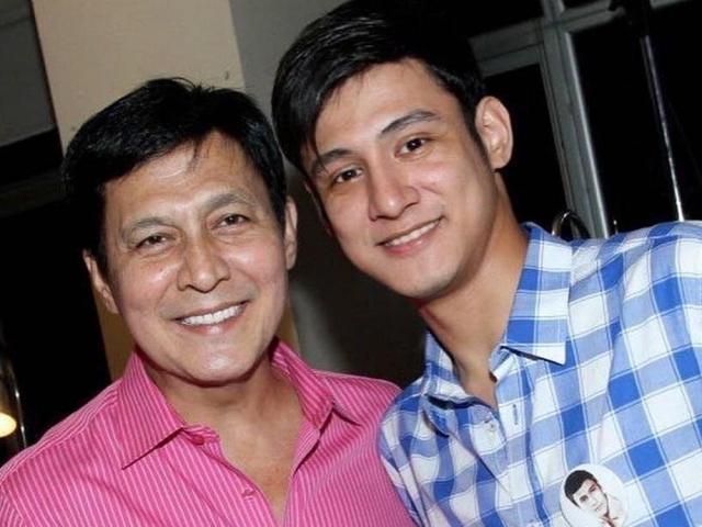 Tirso Cruz and late son TJ Cruz