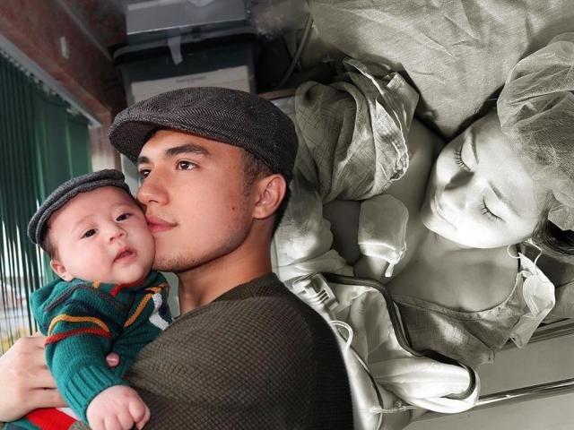 Aicelle Santos and baby