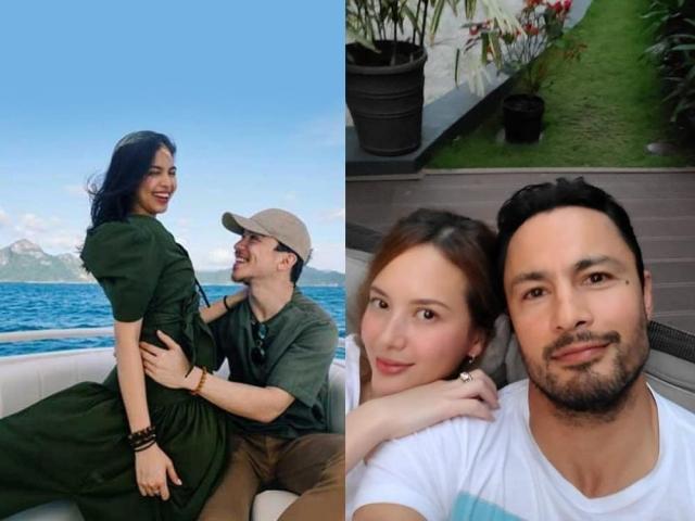 Celebrity couples working in separate networks