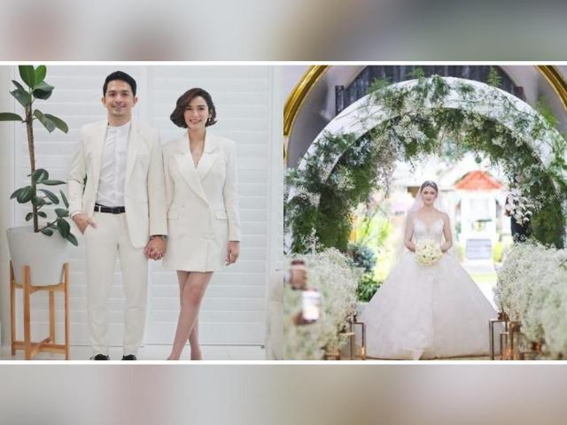 Celebrity wedding outfits