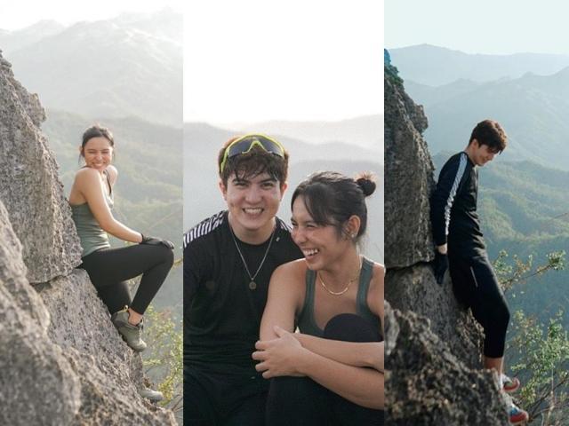 Kyline Alcantara Mavy Legaspi conquer Mt Binacayan