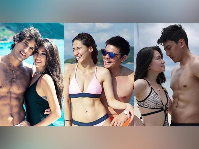 Celebrity beach photos