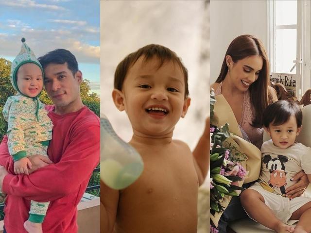 Pancho Magno and Max Collins son Skye Anakin