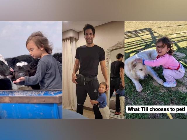 Nico Bolzico and Thylane Katana Bolzico