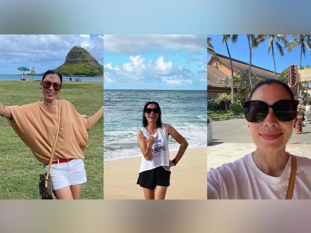 Glydel Mercado vacation in Hawaii