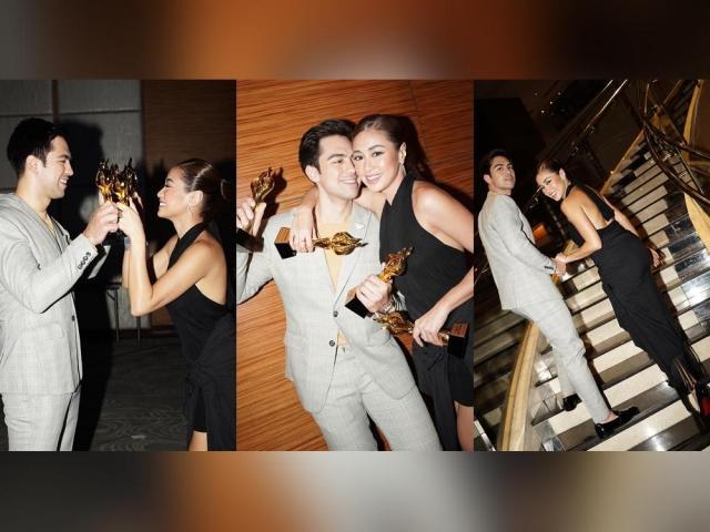 Derrick Monasterio and Elle Villanueva