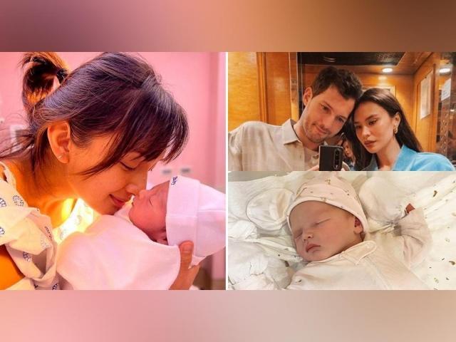 First public photos of celebrity babies