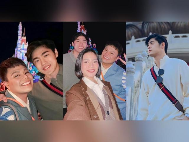 Kimson Tan, DJ Jhaiho, and Gillian Vicencio in Hong Kong