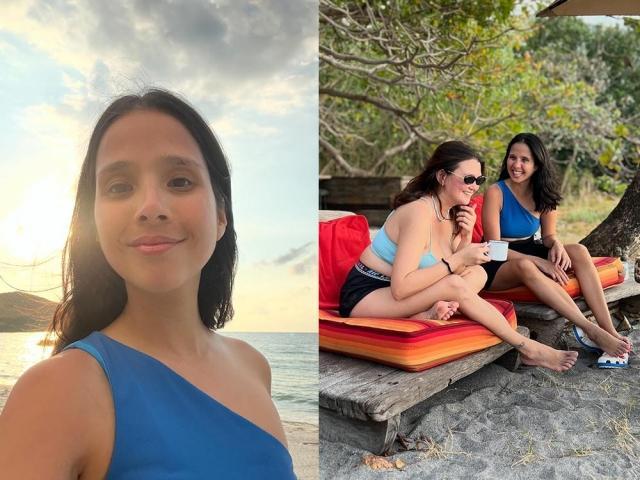 Maxene Magalona at the beach